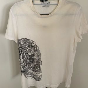 Alexander McQueen Pattern Skull T-shirt
